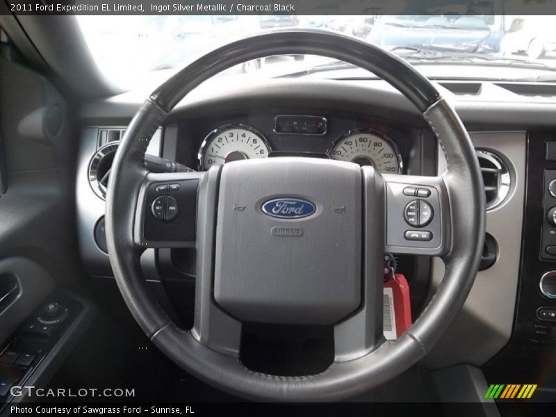 Ingot Silver Metallic / Charcoal Black 2011 Ford Expedition EL Limited