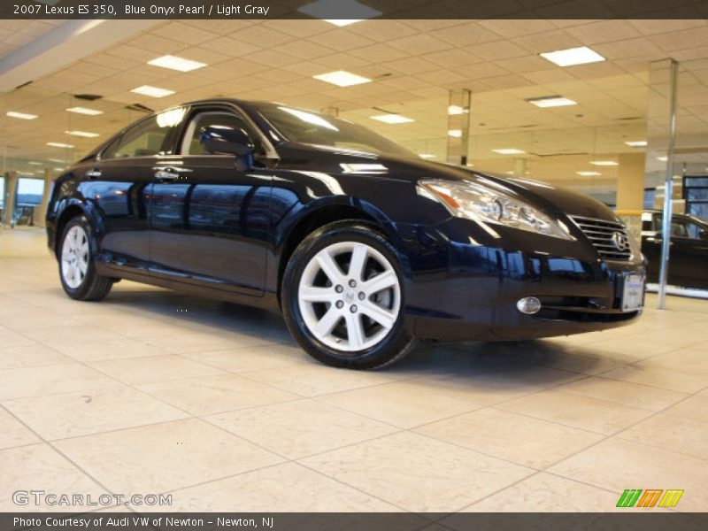 Blue Onyx Pearl / Light Gray 2007 Lexus ES 350