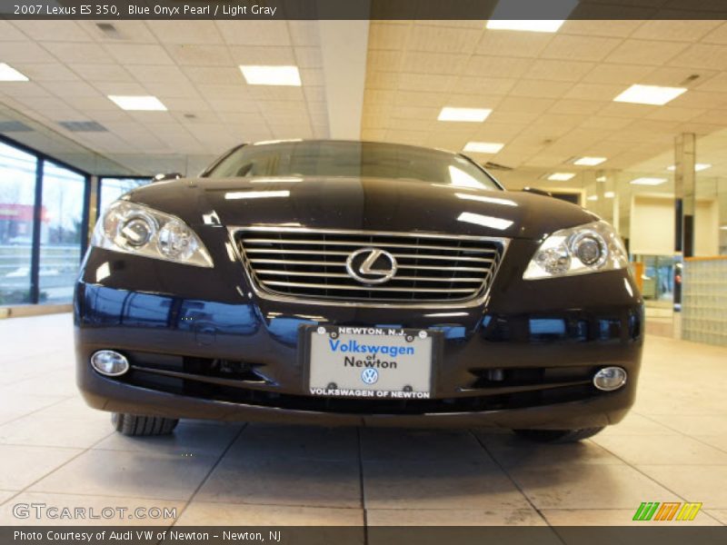 Blue Onyx Pearl / Light Gray 2007 Lexus ES 350