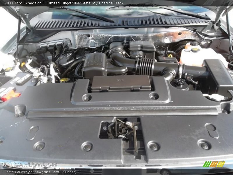 Ingot Silver Metallic / Charcoal Black 2011 Ford Expedition EL Limited