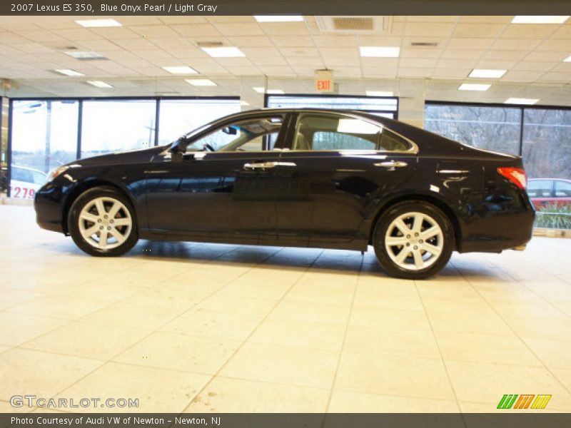 Blue Onyx Pearl / Light Gray 2007 Lexus ES 350