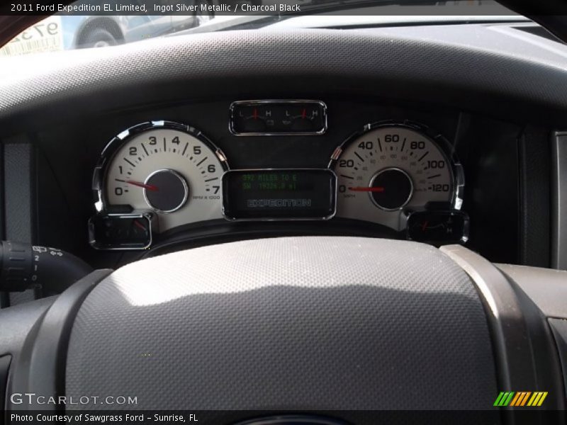 Ingot Silver Metallic / Charcoal Black 2011 Ford Expedition EL Limited