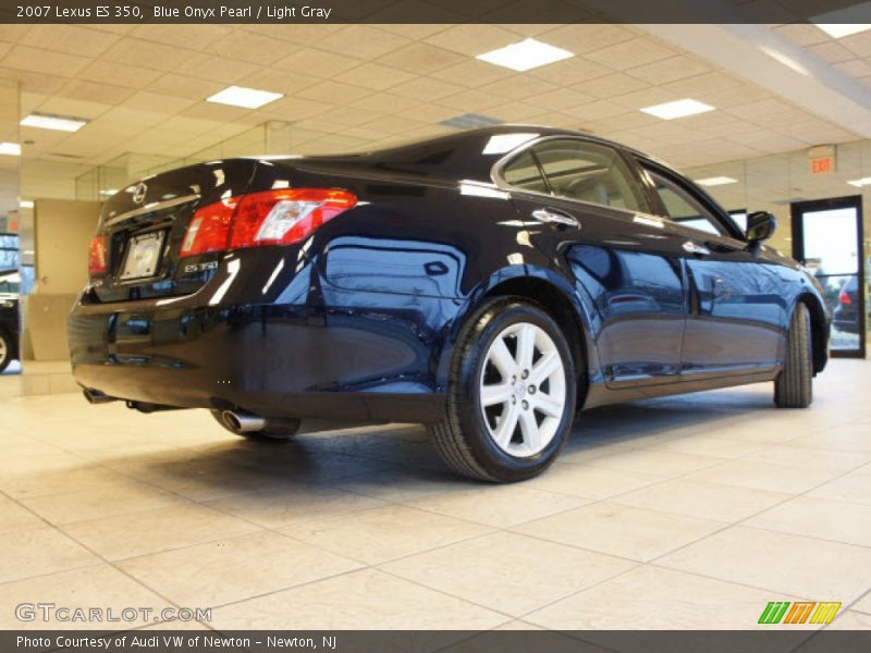 Blue Onyx Pearl / Light Gray 2007 Lexus ES 350