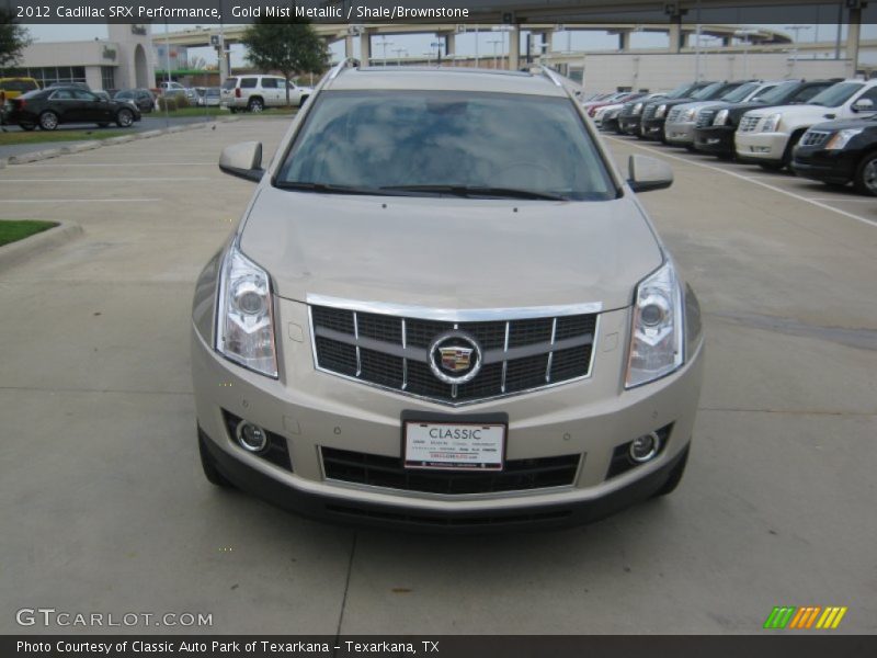 Gold Mist Metallic / Shale/Brownstone 2012 Cadillac SRX Performance