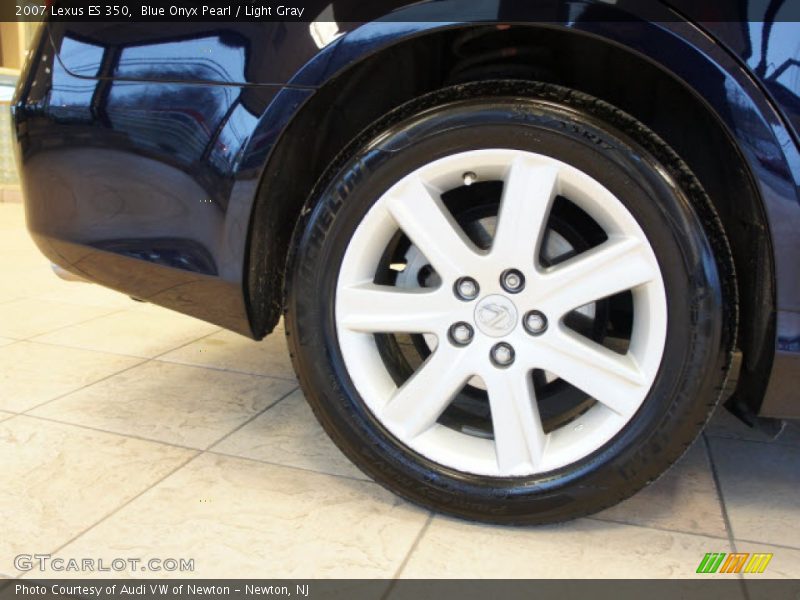Blue Onyx Pearl / Light Gray 2007 Lexus ES 350