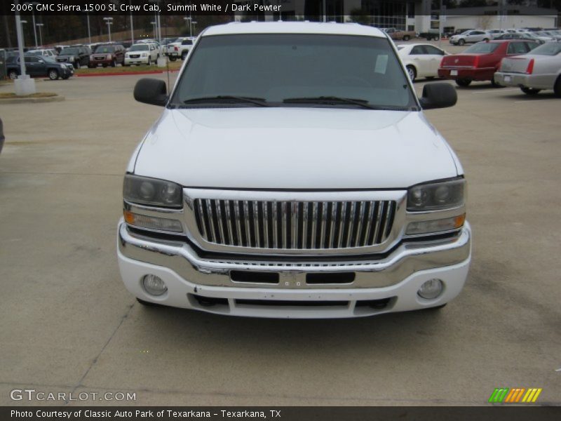 Summit White / Dark Pewter 2006 GMC Sierra 1500 SL Crew Cab