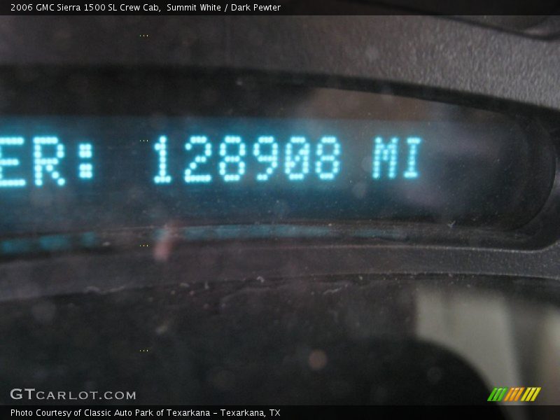 Summit White / Dark Pewter 2006 GMC Sierra 1500 SL Crew Cab