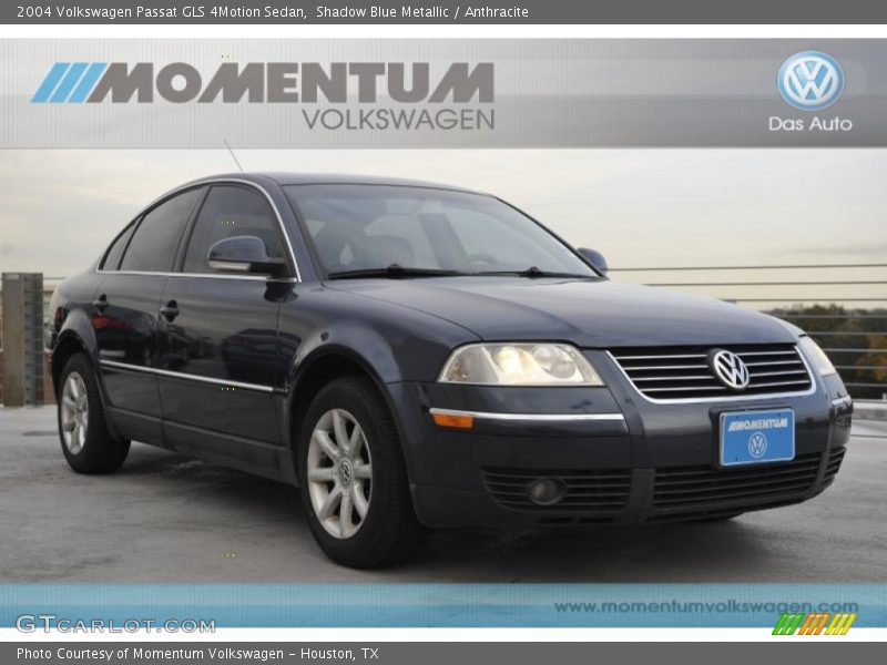 Shadow Blue Metallic / Anthracite 2004 Volkswagen Passat GLS 4Motion Sedan