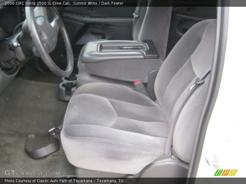 Summit White / Dark Pewter 2006 GMC Sierra 1500 SL Crew Cab