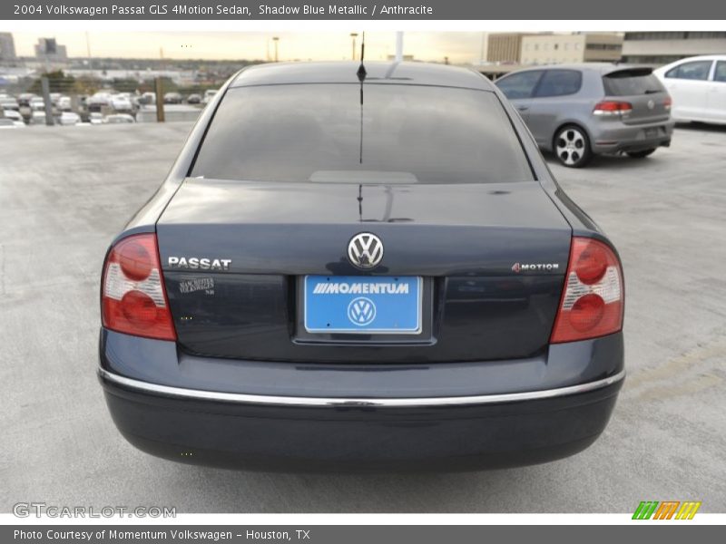 Shadow Blue Metallic / Anthracite 2004 Volkswagen Passat GLS 4Motion Sedan