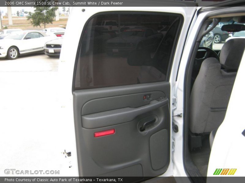 Summit White / Dark Pewter 2006 GMC Sierra 1500 SL Crew Cab