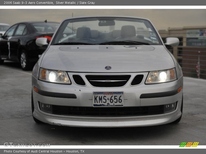Silver Metallic / Slate Gray 2006 Saab 9-3 Aero Convertible