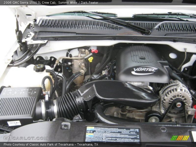 Summit White / Dark Pewter 2006 GMC Sierra 1500 SL Crew Cab