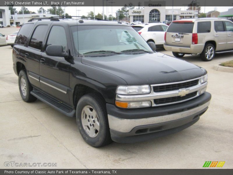 Black / Tan/Neutral 2005 Chevrolet Tahoe LT