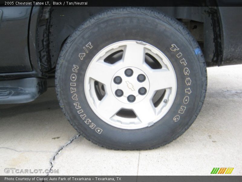 Black / Tan/Neutral 2005 Chevrolet Tahoe LT
