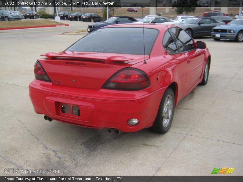 Bright Red / Dark Pewter 2002 Pontiac Grand Am GT Coupe