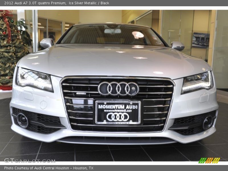 Ice Silver Metallic / Black 2012 Audi A7 3.0T quattro Premium