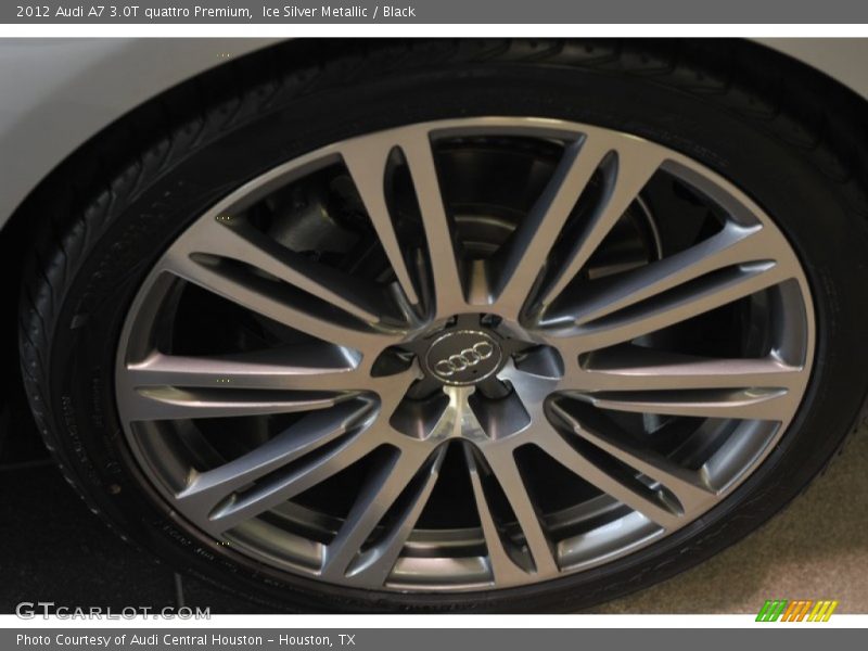 Ice Silver Metallic / Black 2012 Audi A7 3.0T quattro Premium