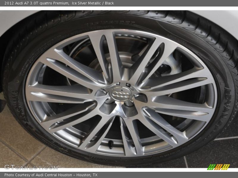 Ice Silver Metallic / Black 2012 Audi A7 3.0T quattro Premium