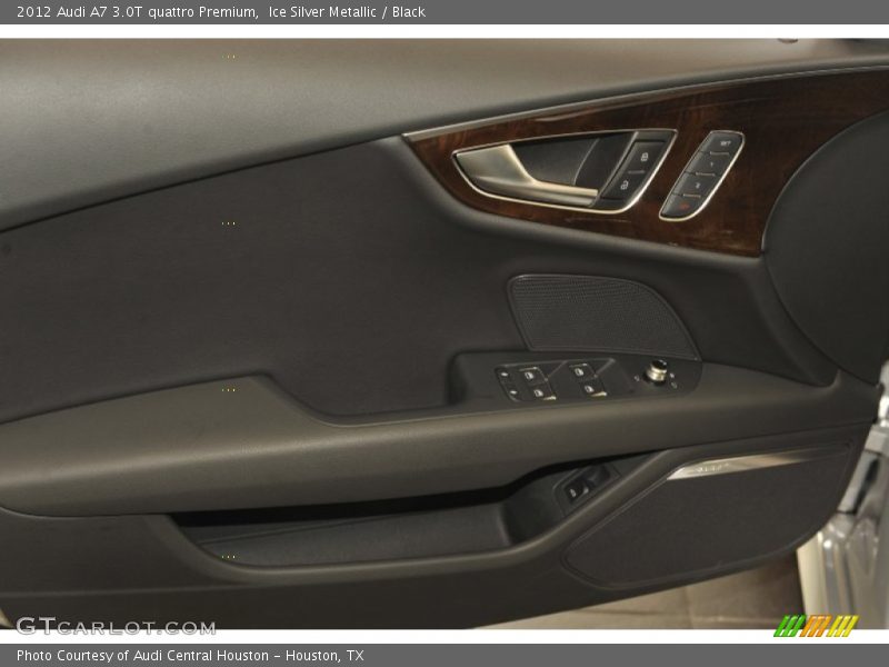 Ice Silver Metallic / Black 2012 Audi A7 3.0T quattro Premium