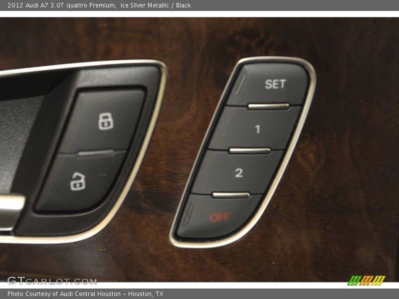 Ice Silver Metallic / Black 2012 Audi A7 3.0T quattro Premium