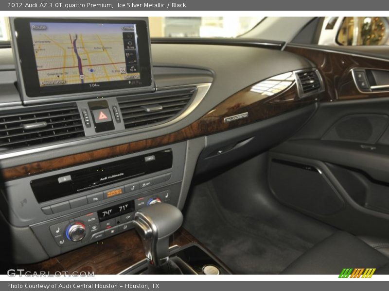 Ice Silver Metallic / Black 2012 Audi A7 3.0T quattro Premium