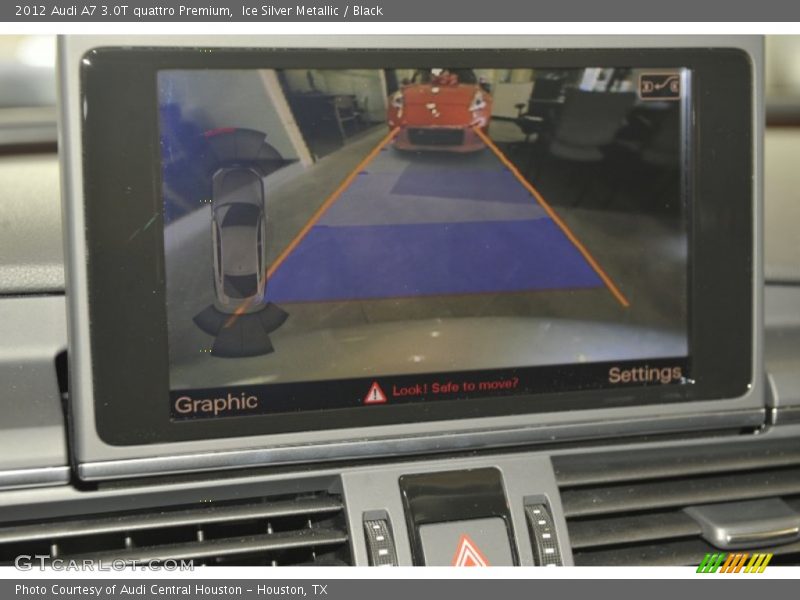 Ice Silver Metallic / Black 2012 Audi A7 3.0T quattro Premium