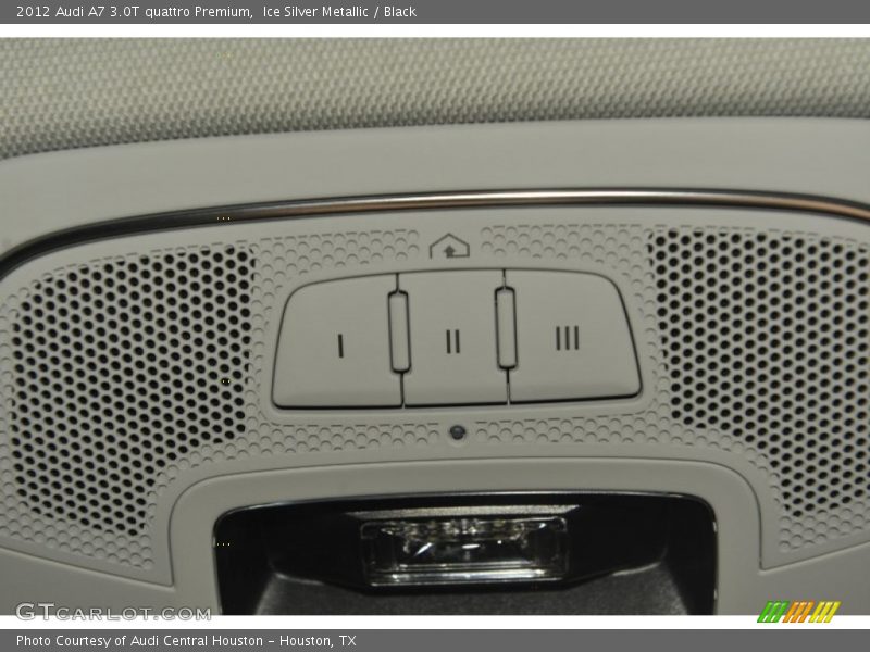 Ice Silver Metallic / Black 2012 Audi A7 3.0T quattro Premium