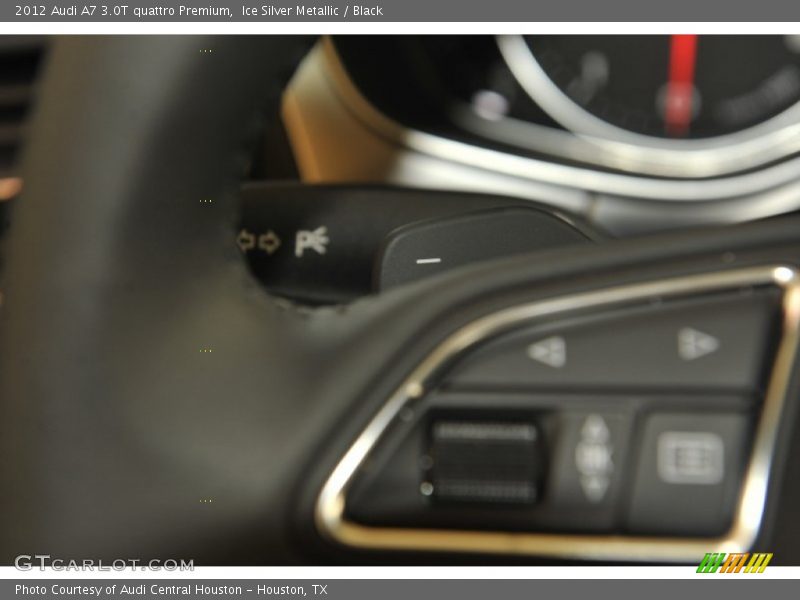 Ice Silver Metallic / Black 2012 Audi A7 3.0T quattro Premium