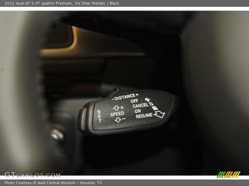 Ice Silver Metallic / Black 2012 Audi A7 3.0T quattro Premium