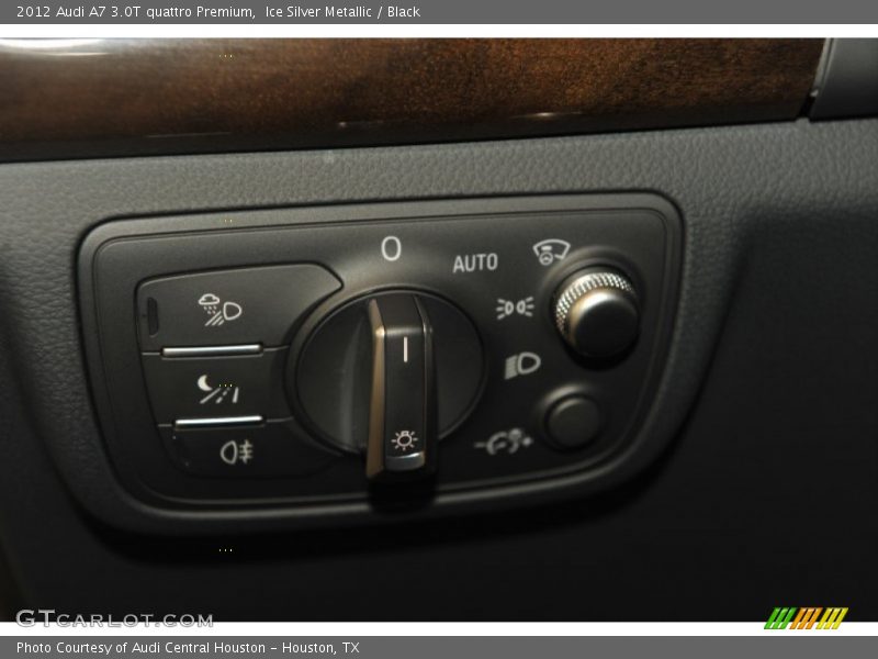 Ice Silver Metallic / Black 2012 Audi A7 3.0T quattro Premium