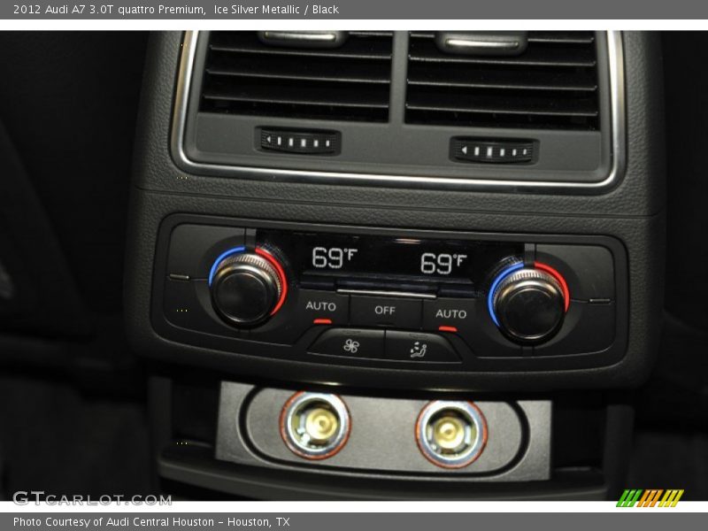 Ice Silver Metallic / Black 2012 Audi A7 3.0T quattro Premium