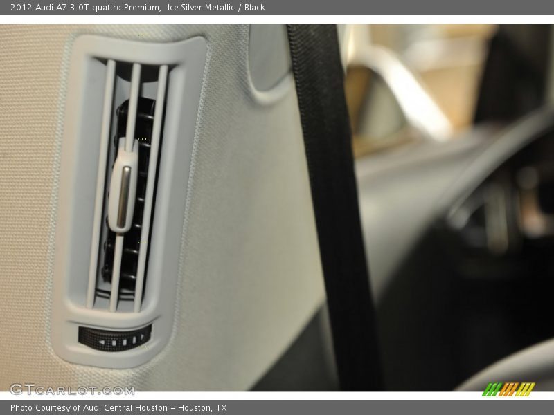 Ice Silver Metallic / Black 2012 Audi A7 3.0T quattro Premium
