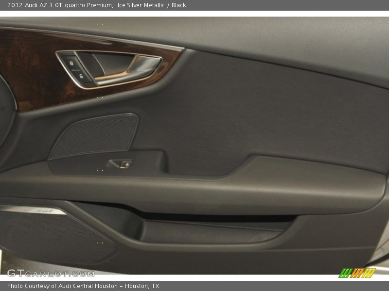 Ice Silver Metallic / Black 2012 Audi A7 3.0T quattro Premium
