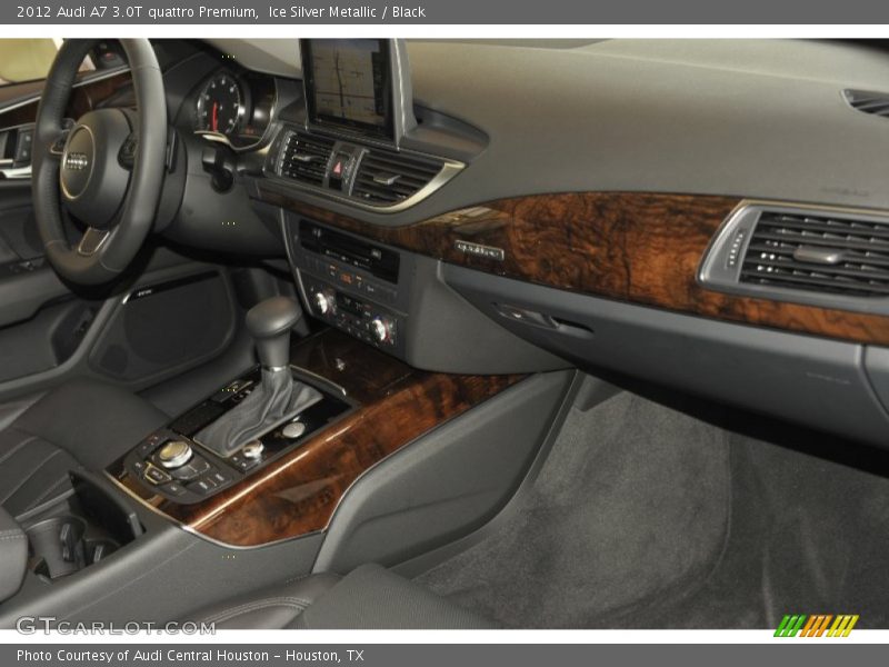 Ice Silver Metallic / Black 2012 Audi A7 3.0T quattro Premium
