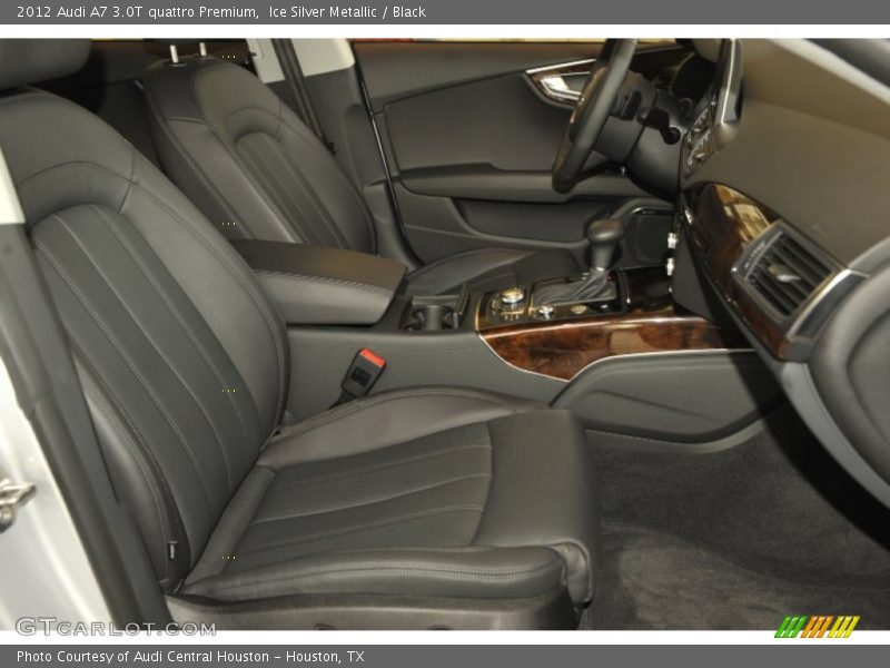 Ice Silver Metallic / Black 2012 Audi A7 3.0T quattro Premium