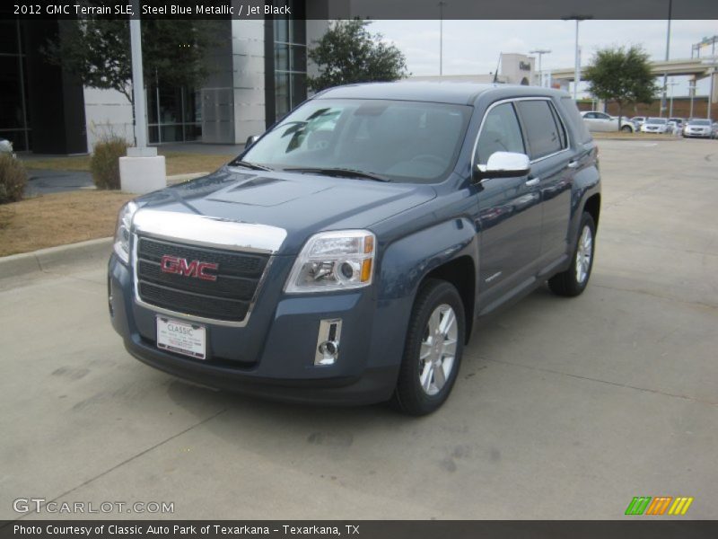 Steel Blue Metallic / Jet Black 2012 GMC Terrain SLE