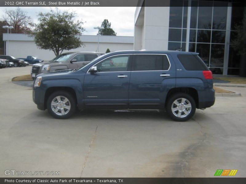 Steel Blue Metallic / Jet Black 2012 GMC Terrain SLE