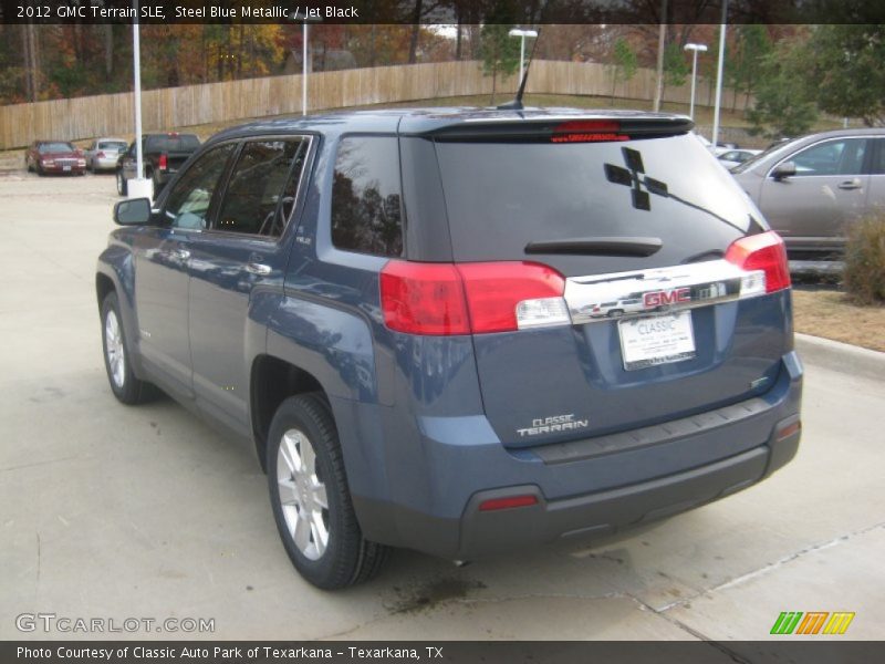 Steel Blue Metallic / Jet Black 2012 GMC Terrain SLE