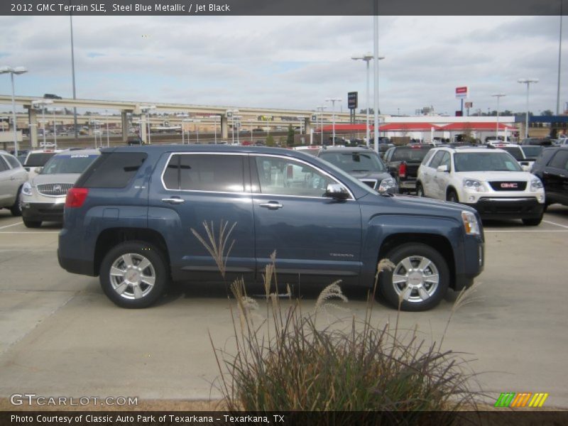 Steel Blue Metallic / Jet Black 2012 GMC Terrain SLE