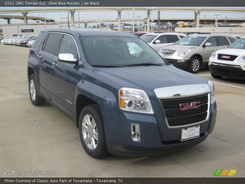 Steel Blue Metallic / Jet Black 2012 GMC Terrain SLE