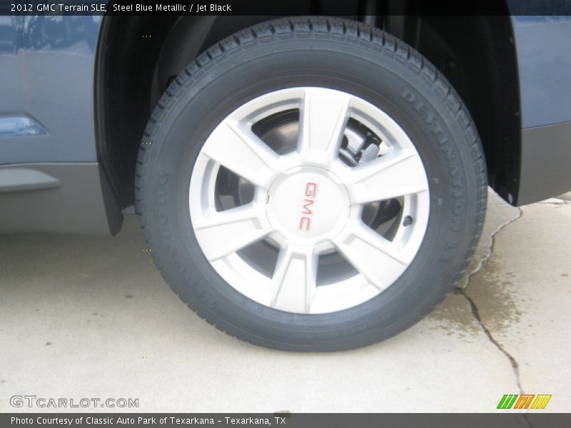 Steel Blue Metallic / Jet Black 2012 GMC Terrain SLE
