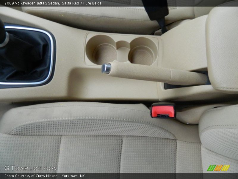 Salsa Red / Pure Beige 2009 Volkswagen Jetta S Sedan