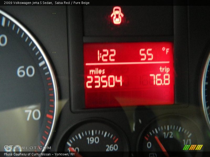 Salsa Red / Pure Beige 2009 Volkswagen Jetta S Sedan