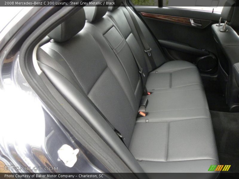 Steel Grey Metallic / Black 2008 Mercedes-Benz C 300 Luxury