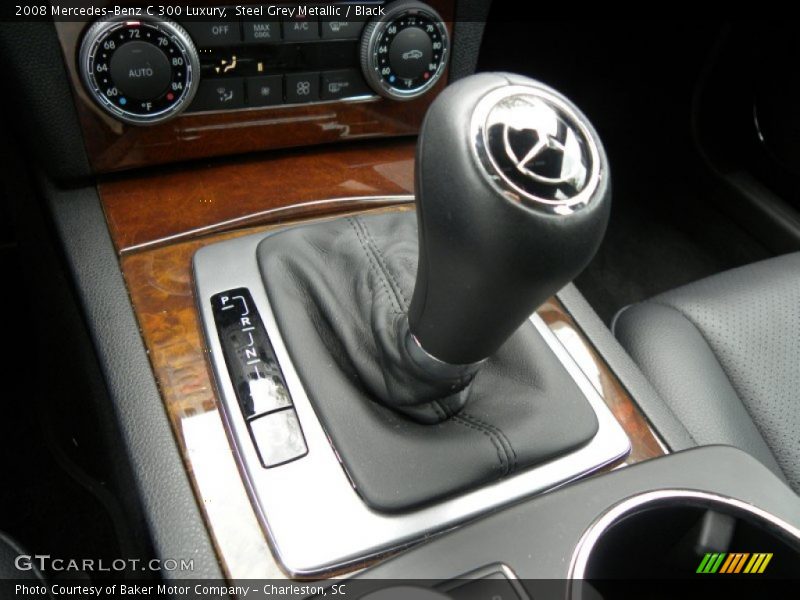 Steel Grey Metallic / Black 2008 Mercedes-Benz C 300 Luxury