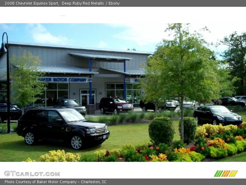 Deep Ruby Red Metallic / Ebony 2008 Chevrolet Equinox Sport