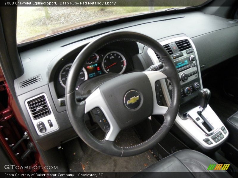 Deep Ruby Red Metallic / Ebony 2008 Chevrolet Equinox Sport