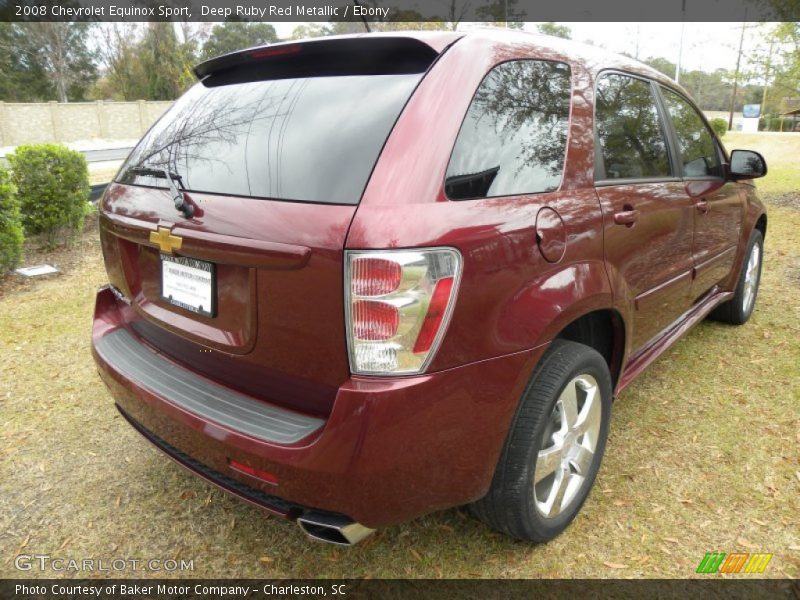 Deep Ruby Red Metallic / Ebony 2008 Chevrolet Equinox Sport