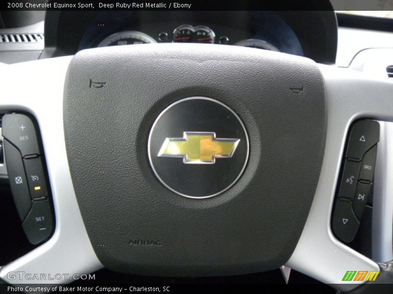 Deep Ruby Red Metallic / Ebony 2008 Chevrolet Equinox Sport